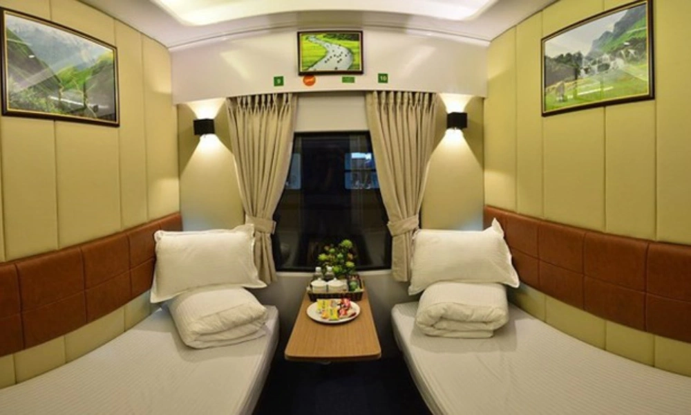 A cabine VIP de 2 camas