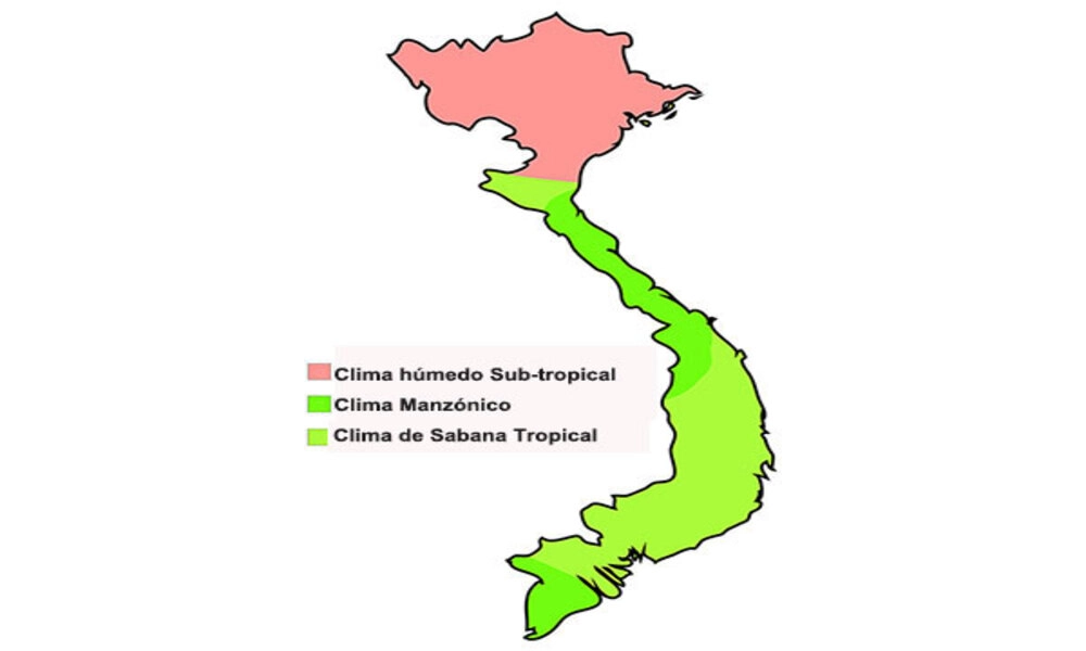 Resumo do clima do Vietnã