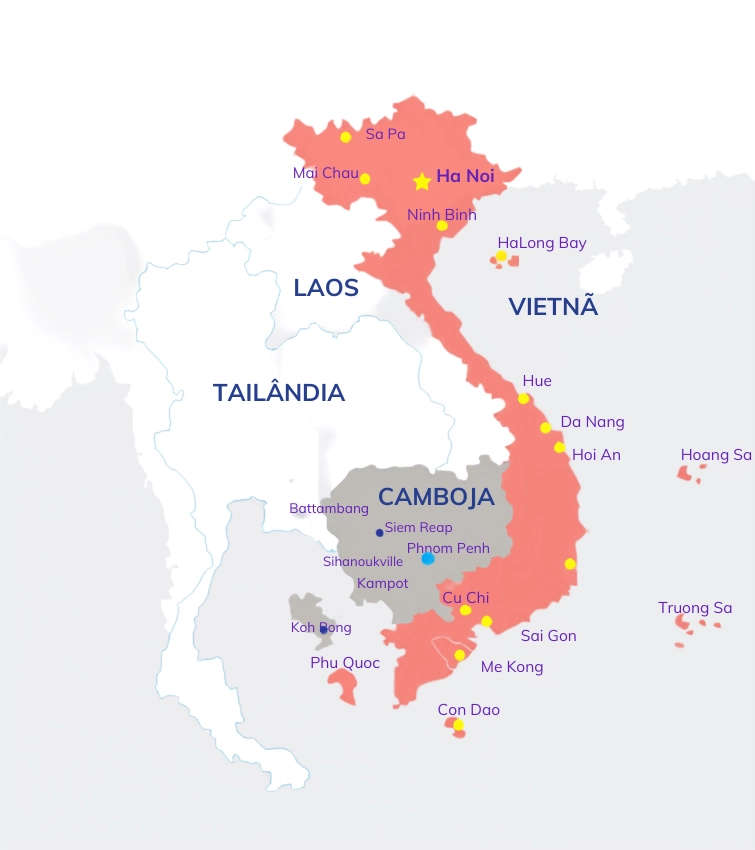 13 dias viagem ao Vietnam e Camboja